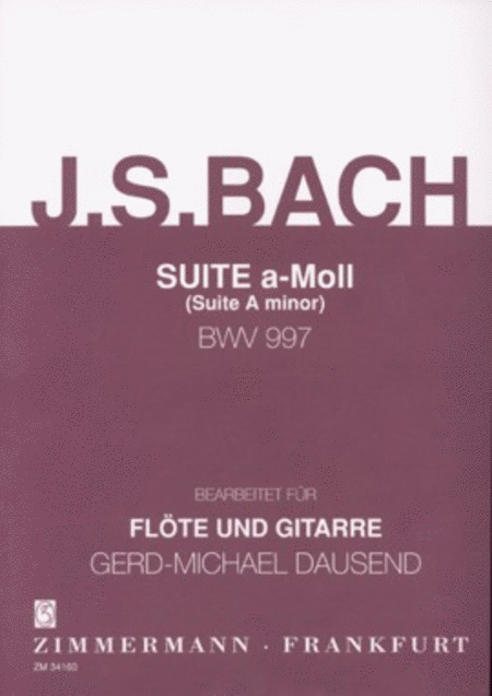 Suite A minor BWV 997