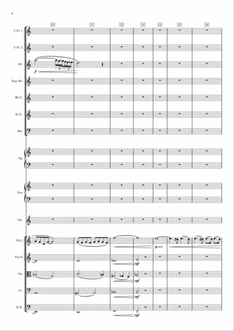 Loving dancing in the rain Chamber Orchestra scores gallery preview page 6