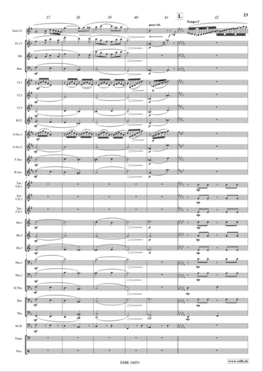 Japanese Folksongs Japanese Folksongs Concert Band scores gallery preview page 16