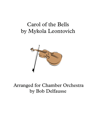 Book cover for Carol of the Bells, arranged for Chamber Orchestra
