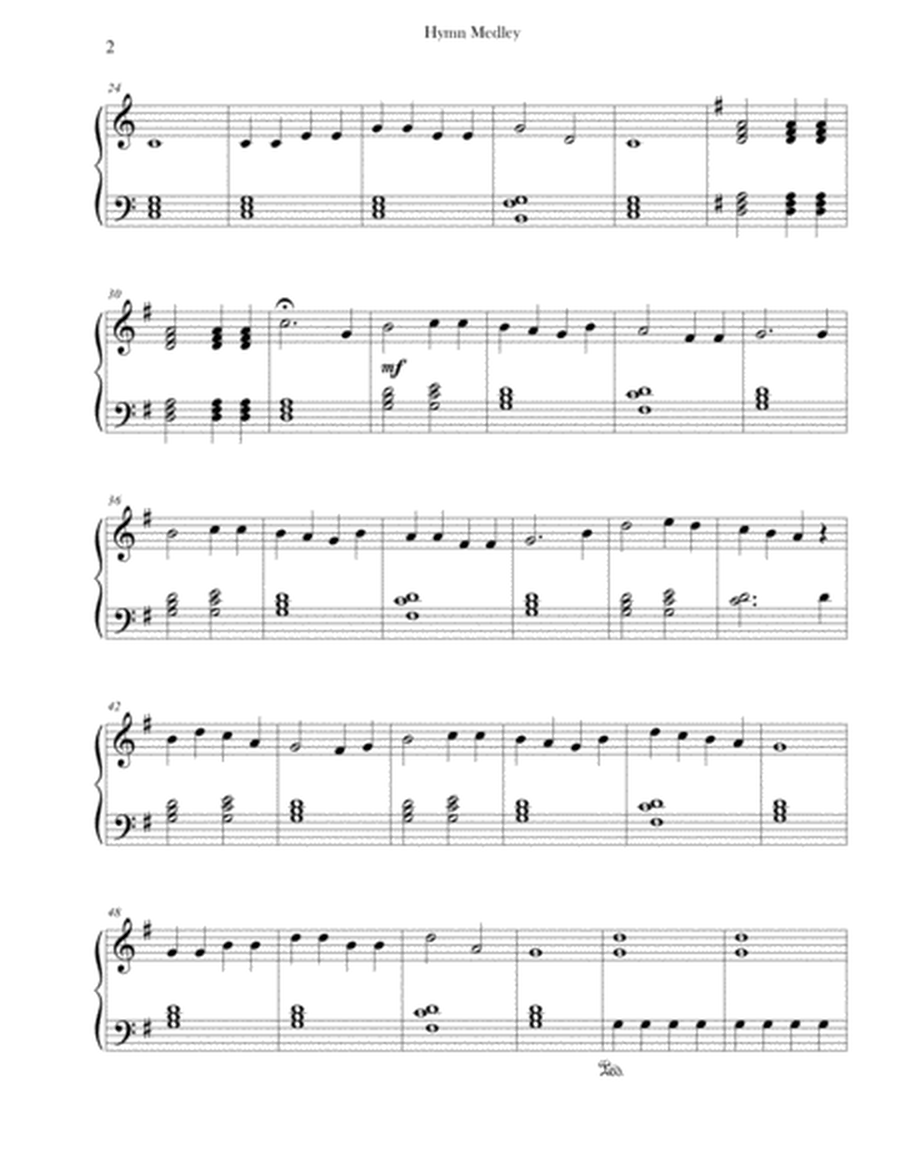 Hymn Medley (Easy Piano, Collection) image number null