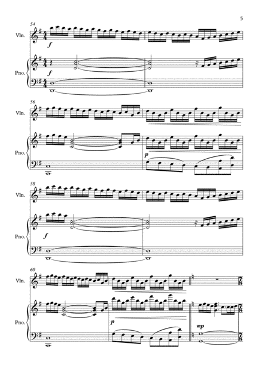 Luz De Una Vela Luz De Una Vela String Duet scores gallery preview page 5