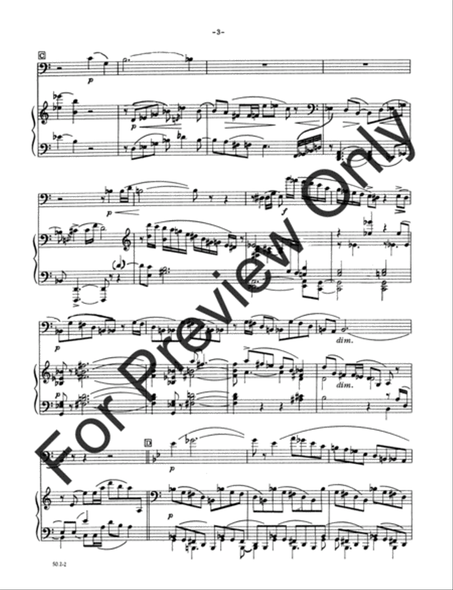 Nocturne Bass Clarinet scores gallery preview page 6