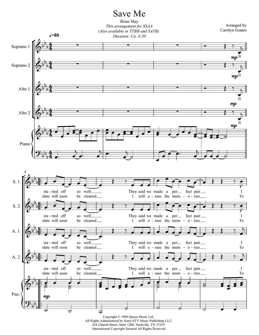 Save Me SSAA scores gallery preview page 1