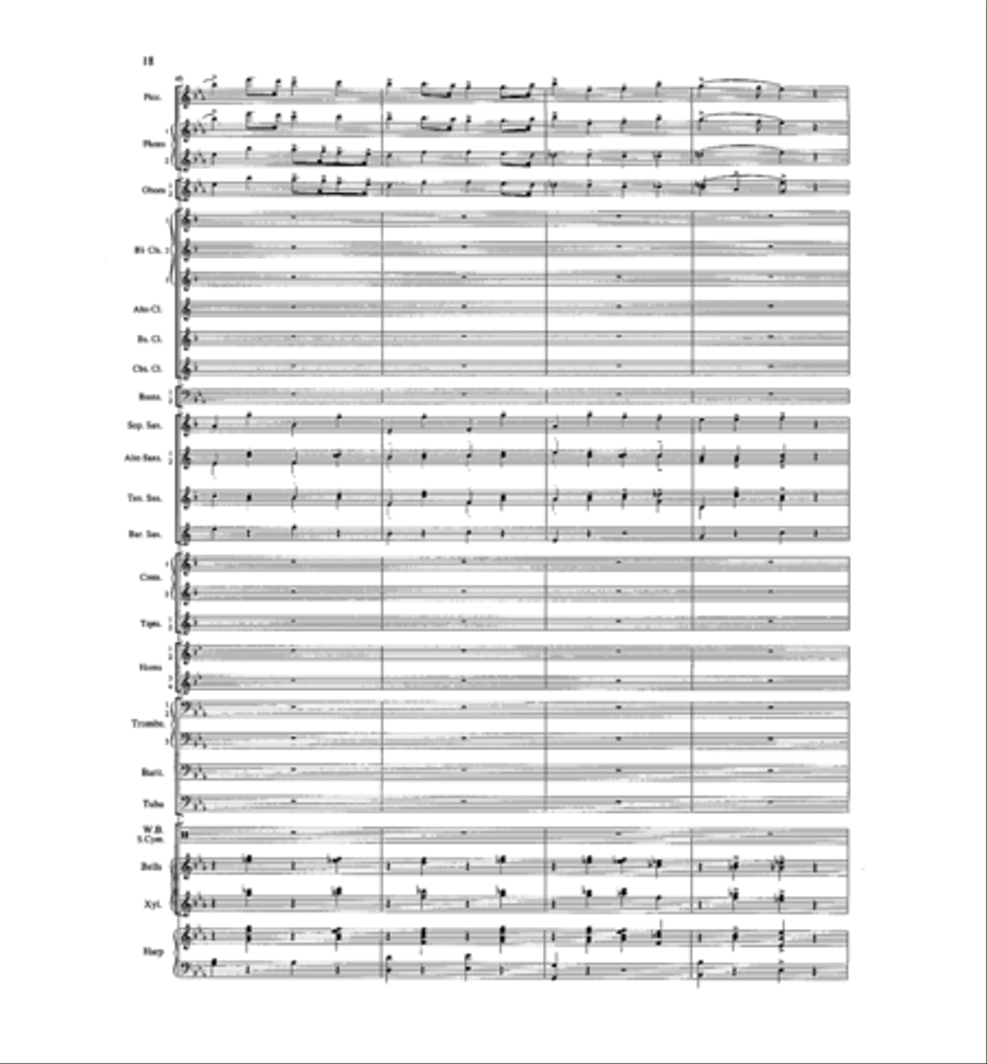 Country Gardens Concert Band scores gallery preview page 13