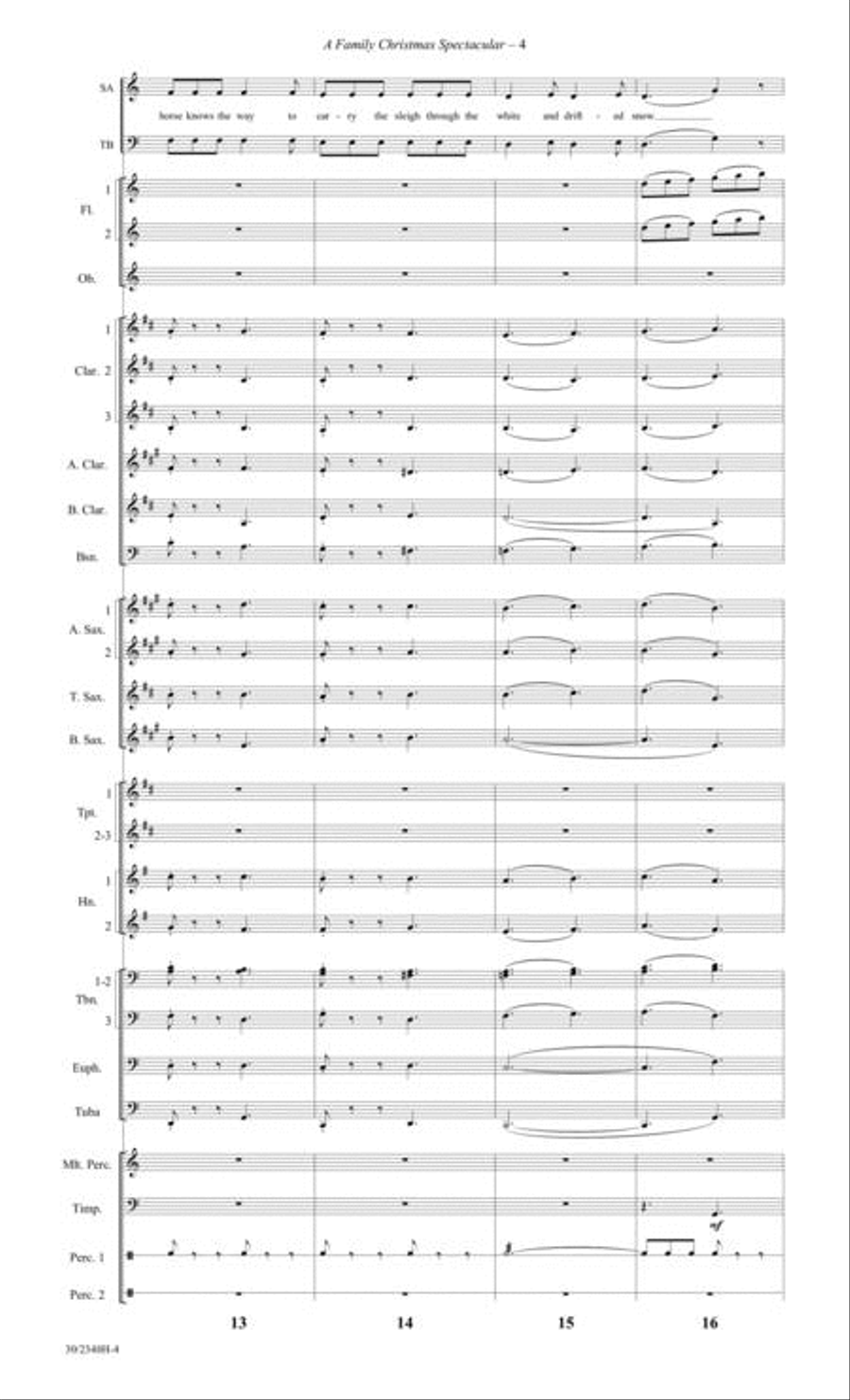 A Family Christmas Spectacular - Concert Band Score/Parts Concert Band scores gallery preview page 5