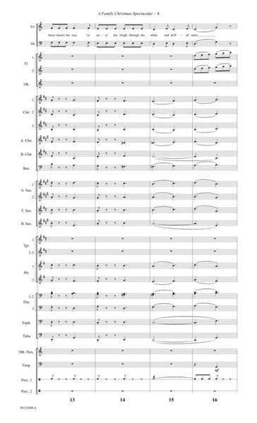 A Family Christmas Spectacular - Concert Band Score/Parts