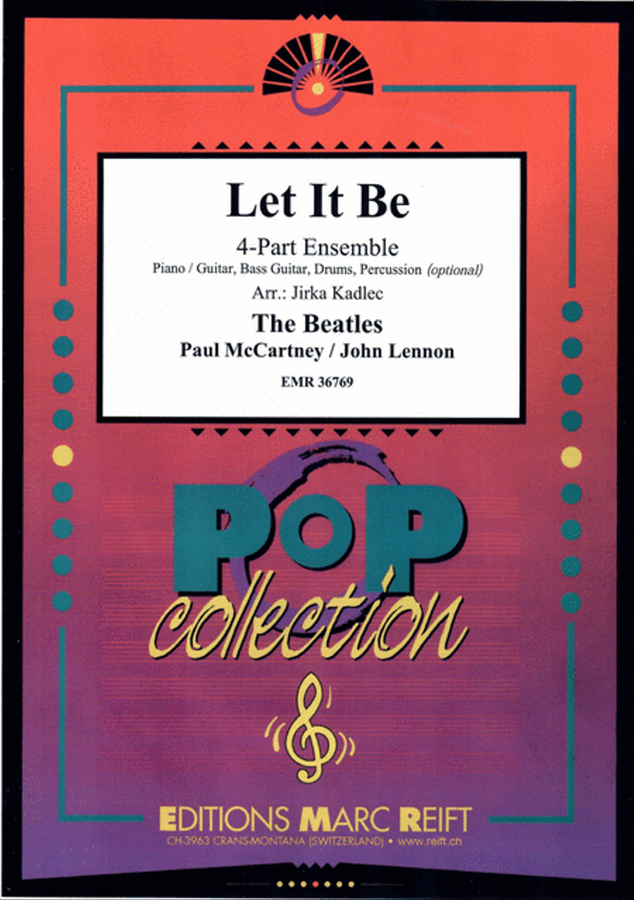 Let It Be Let It Be Concert Band scores gallery preview page 1