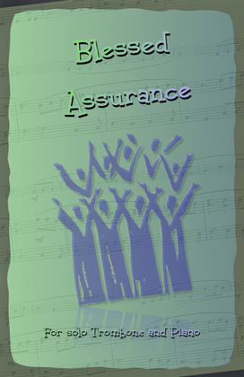 Book cover for Blessed Assurance, Gospel Hymn for Trombone and Piano