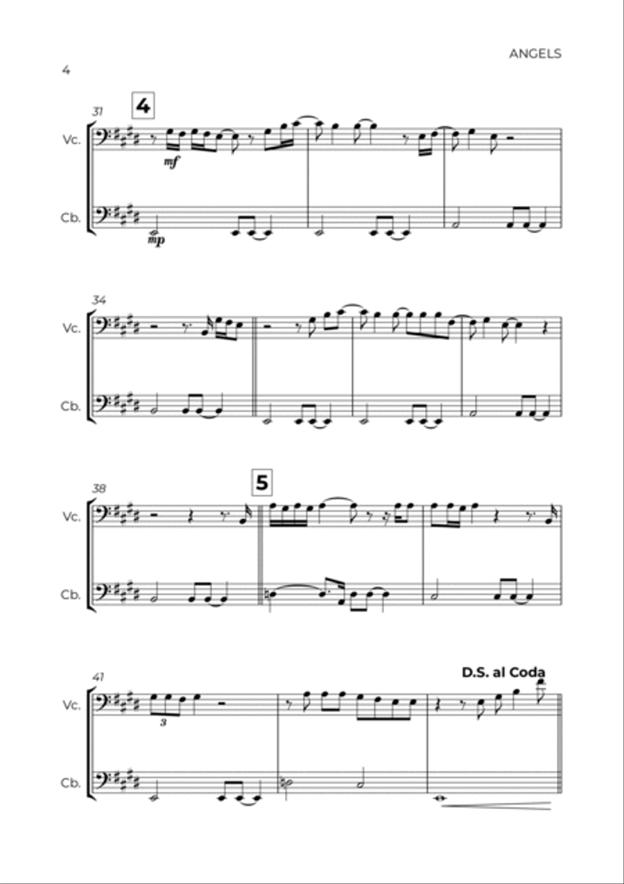 Angels String Duet scores gallery preview page 4