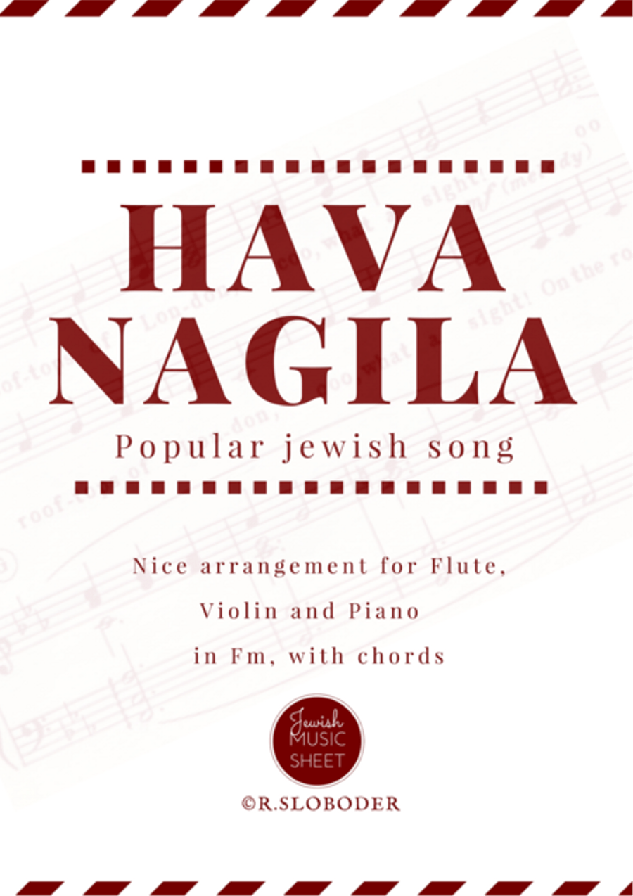 Hava Nagila for trio. image number null