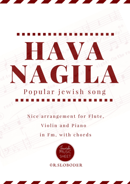 Hava Nagila for trio. image number null