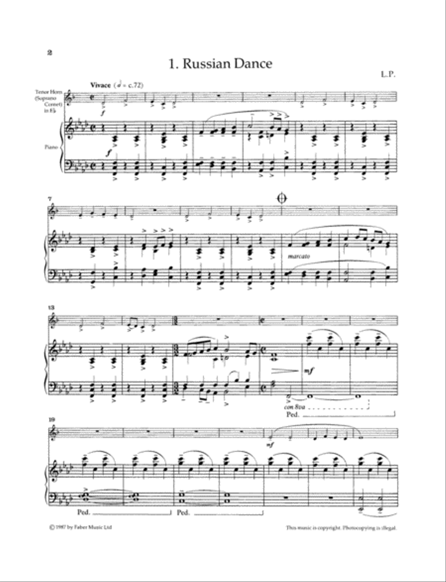 Really Easy Tenor Hn Book T-Hn/Pf Horn scores gallery preview page 2