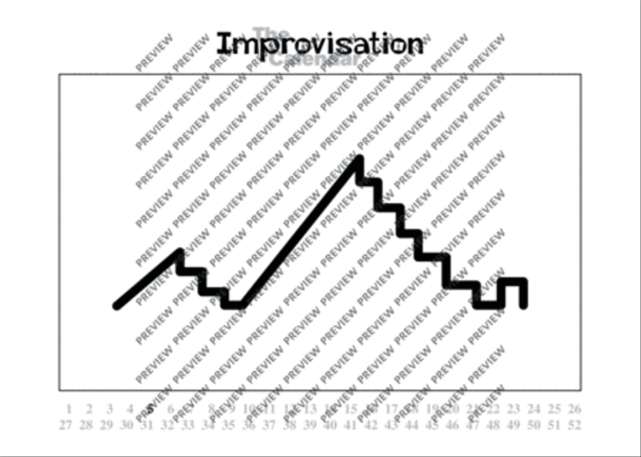 Improvisation Calendar Score scores gallery preview page 10