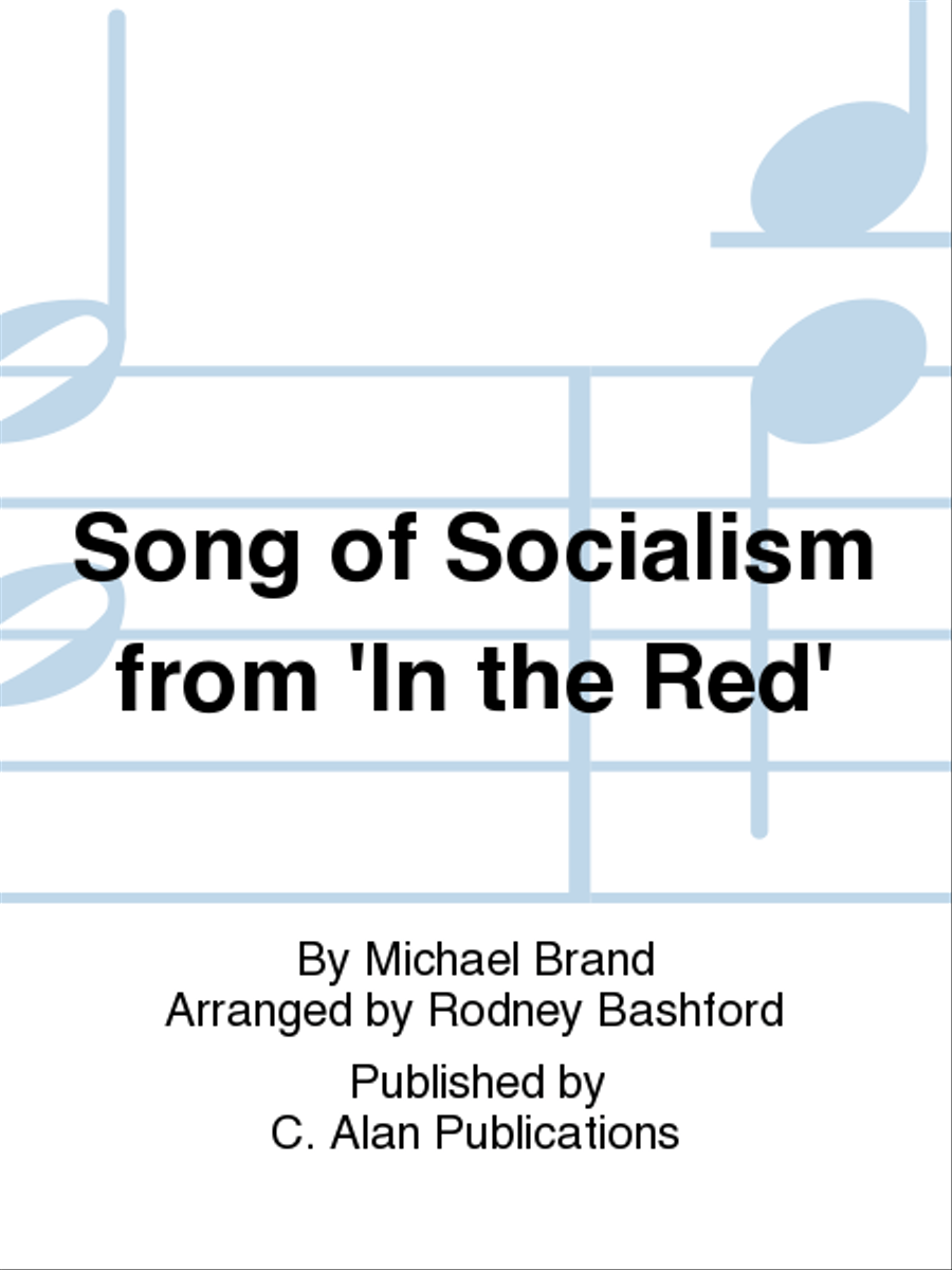 Song of Socialism from 'In the Red' Concert Band scores gallery preview page 1