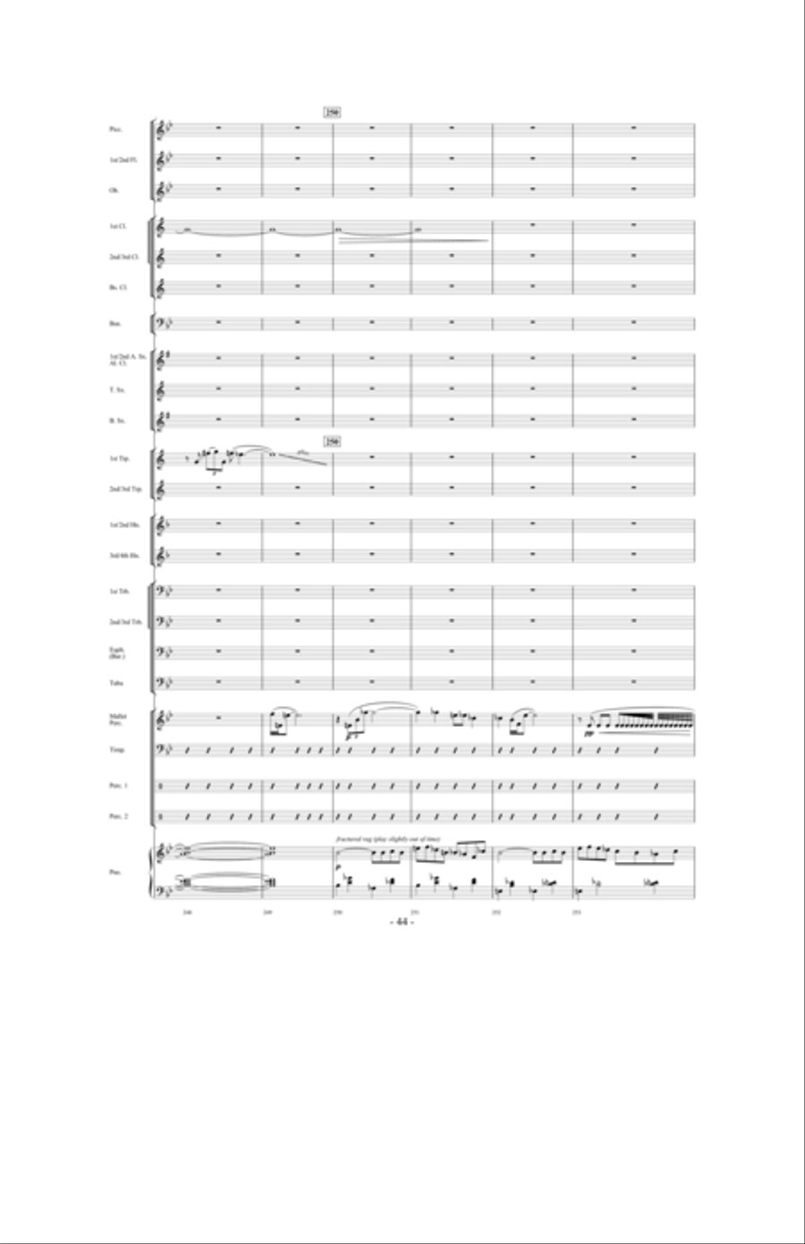 Promising Skies Concert Band scores gallery preview page 43