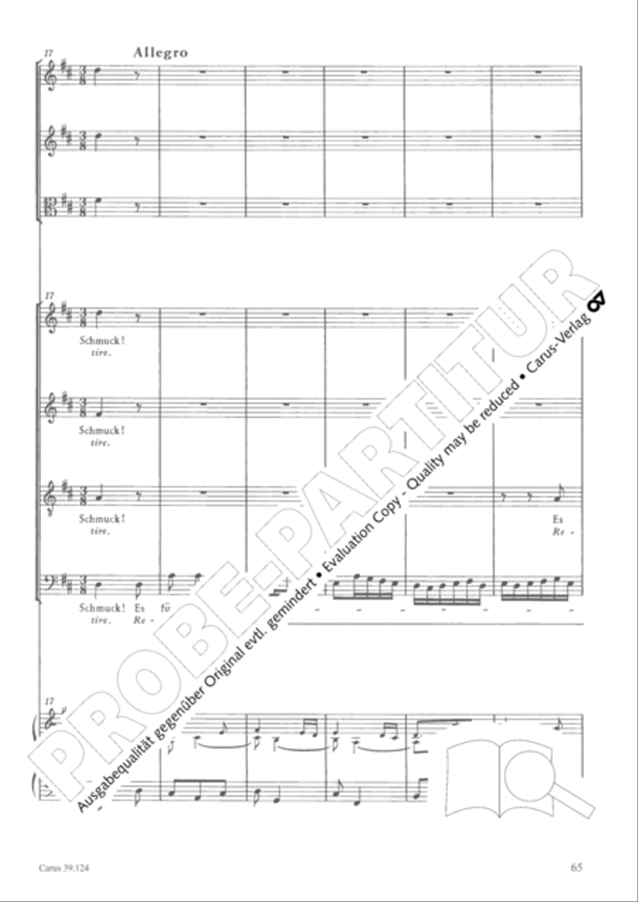 Sing to the Lord a new song (Singet dem Herrn ein neues Lied) 4-Part scores gallery preview page 66