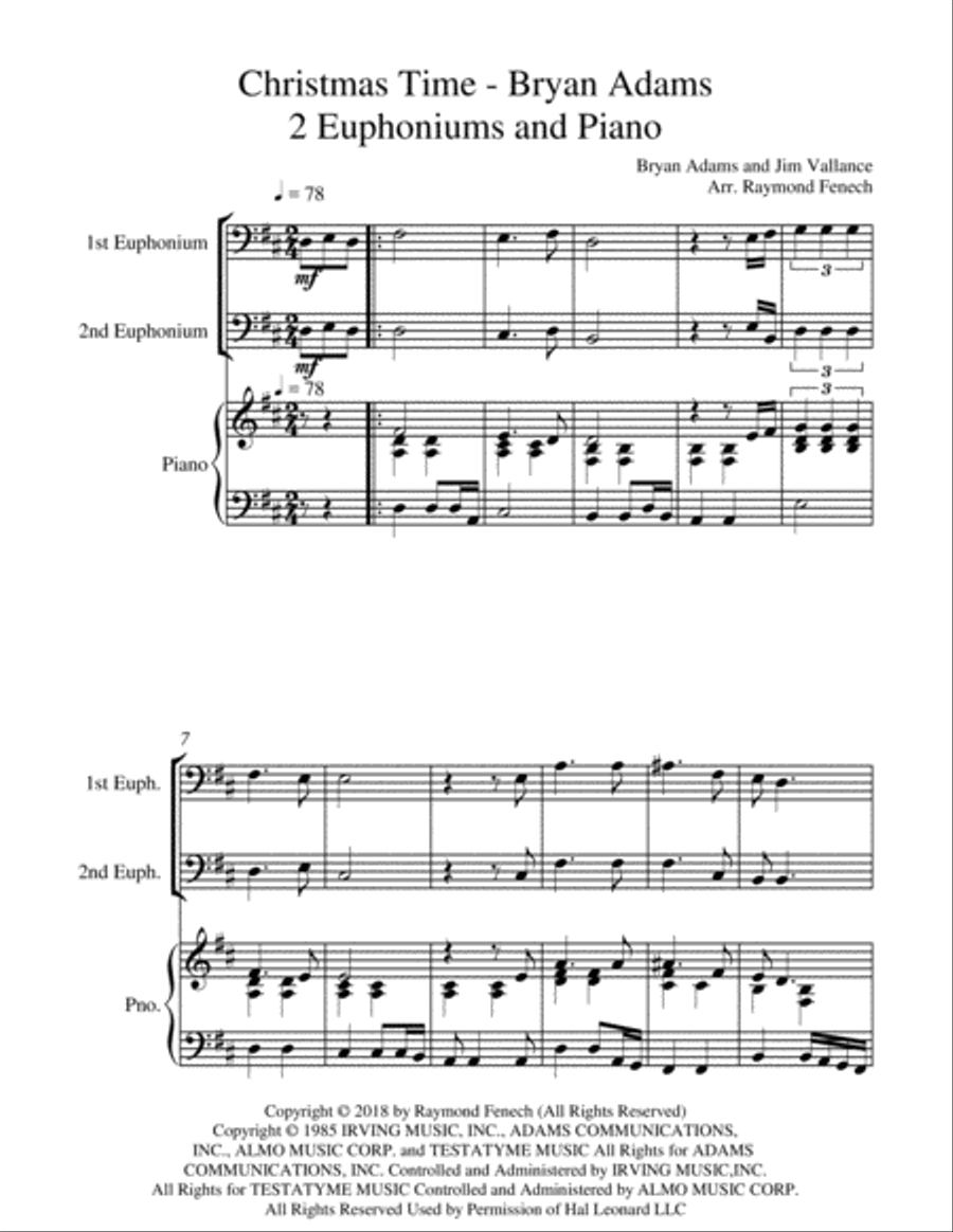 Christmas Time Brass Duet scores gallery preview page 5