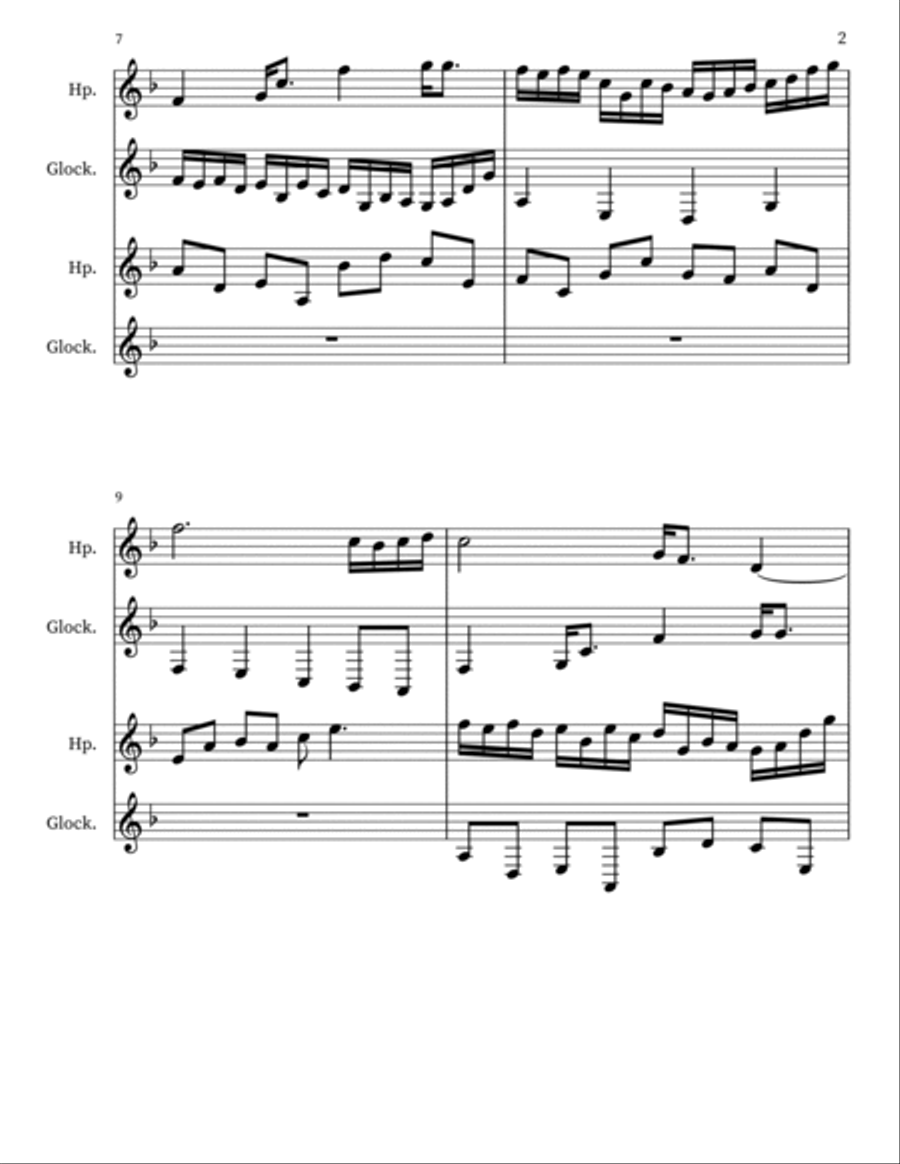Confection 10 Percussion scores gallery preview page 2