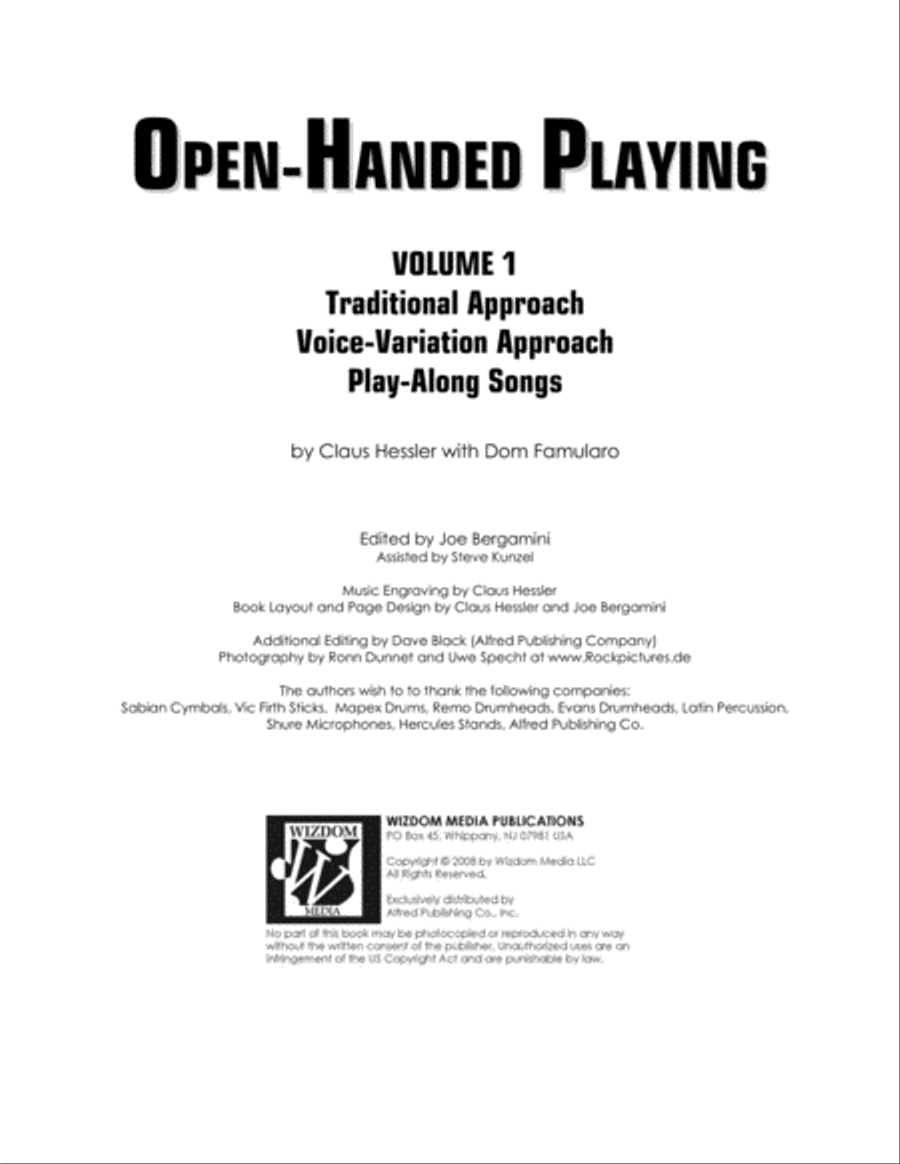 Open-Handed Playing, Volume 1 Drum Set scores gallery preview page 11