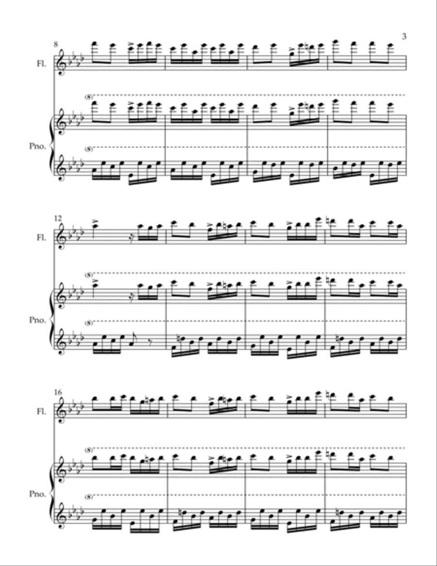 The Musical Box Flute Solo scores gallery preview page 3