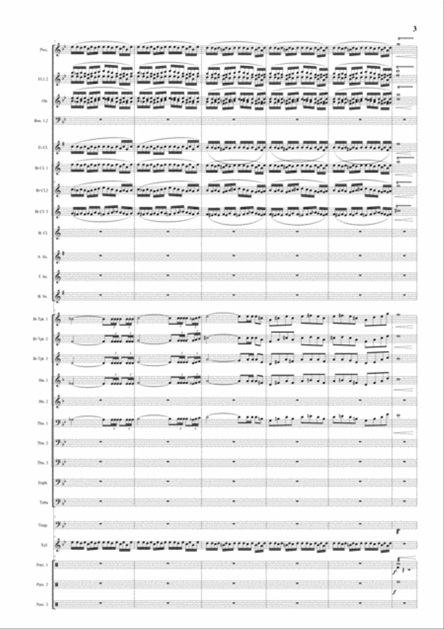 BEIJING BEIJING Concert Band scores gallery preview page 3
