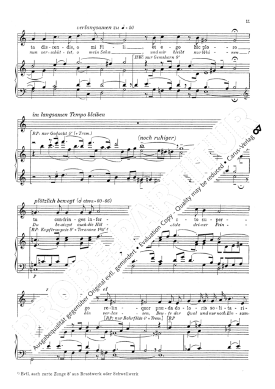Marienklage Alto Voice scores gallery preview page 14
