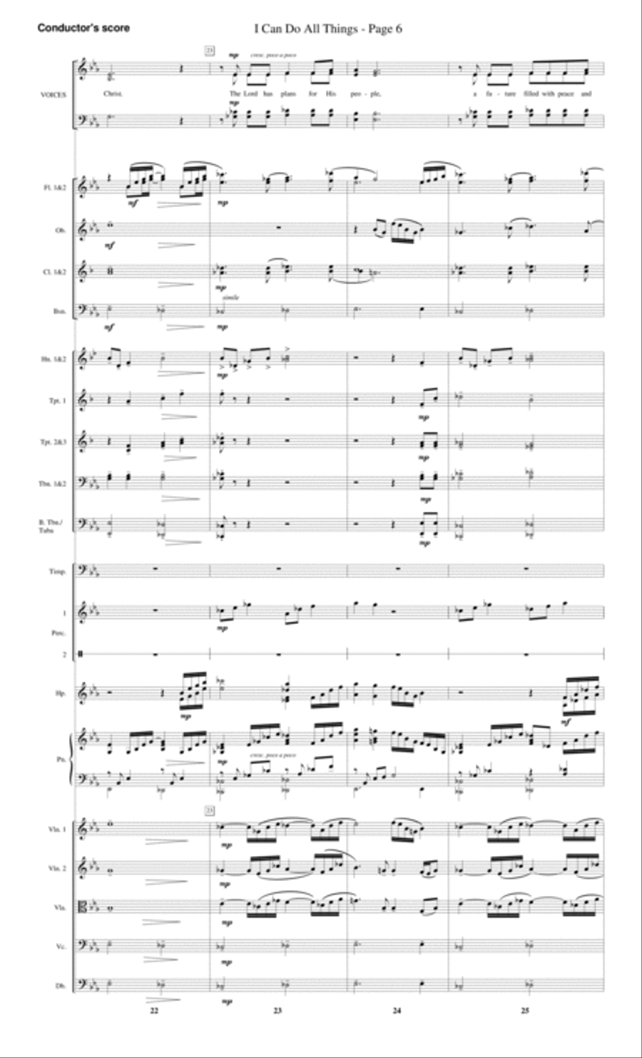 I Can Do All Things - Score Choir scores gallery preview page 6