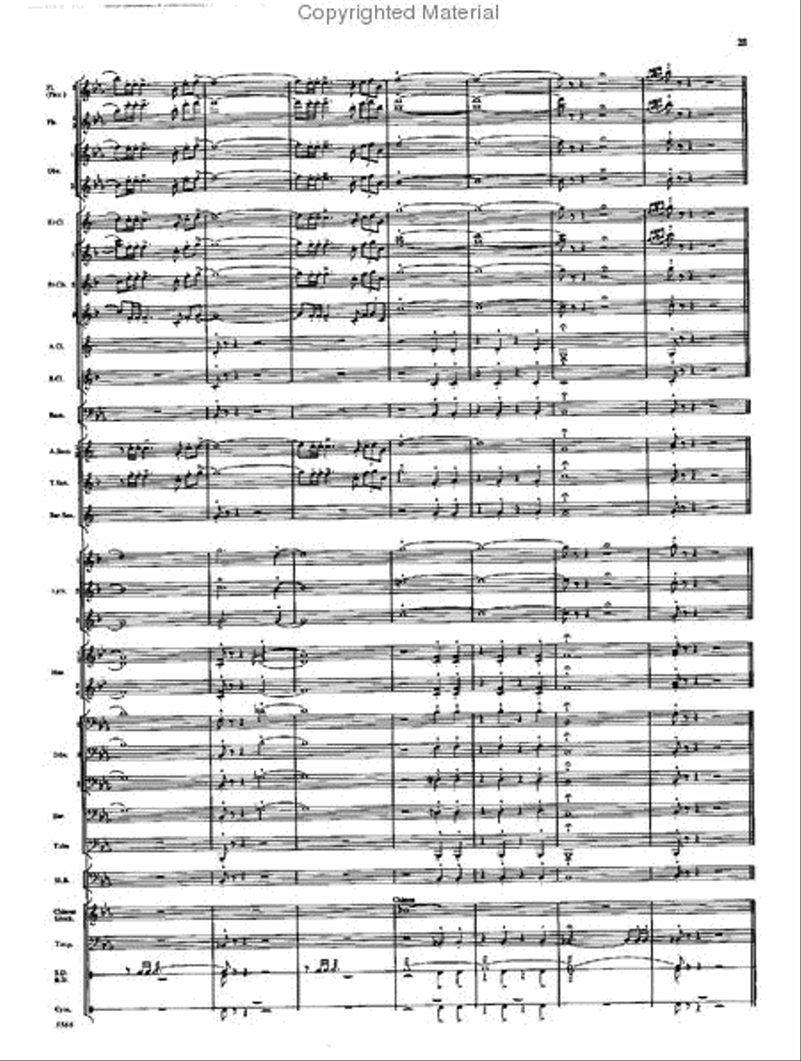 Symphonic Scenario Concert Band scores gallery preview page 22