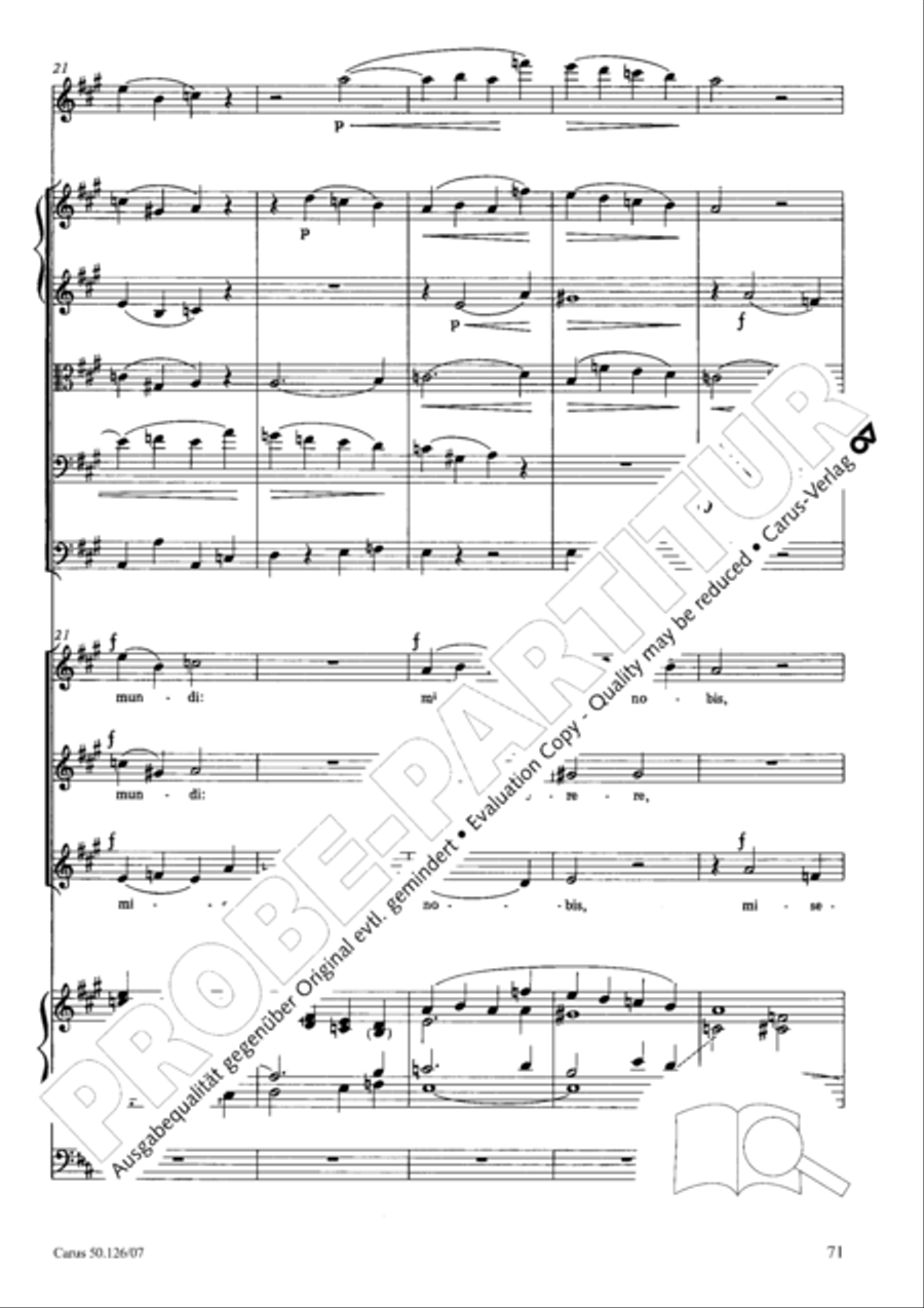 Mass in A major Mass in A major SSA scores gallery preview page 84