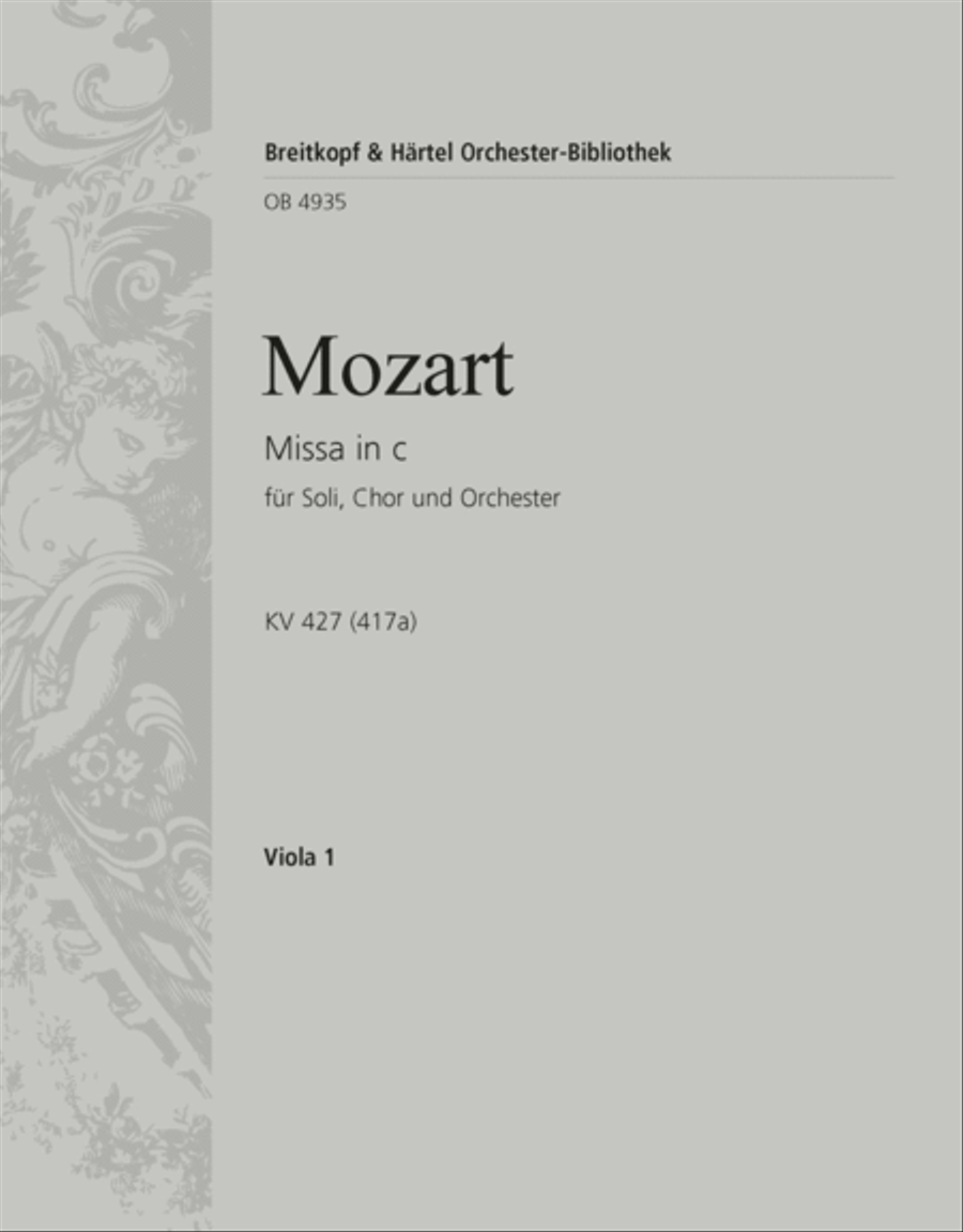 Missa in c K. 427 (417a) SSAATTBB scores gallery preview page 1