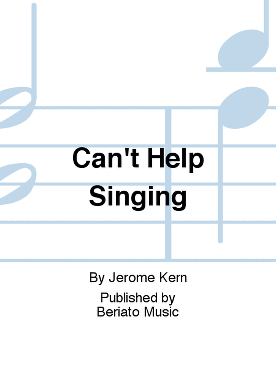 Can't Help Singing