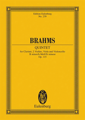 Book cover for Quintet B minor