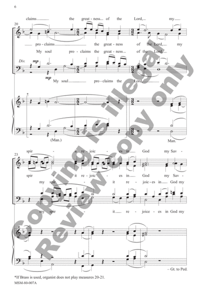 Magnificat on the Fifth Tone (Choral Score)