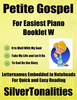 Book cover for Petite Gospel for Easiest Piano Booklet W