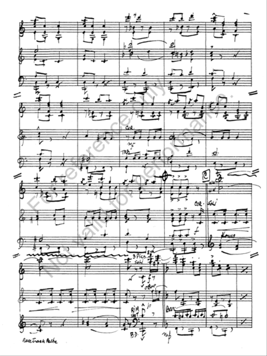 Clear Track Polka Clear Track Polka Concert Band scores gallery preview page 5