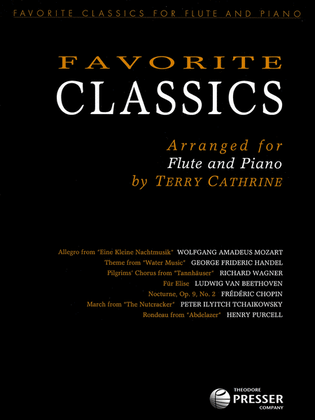 Book cover for Favorite Classics for Flute and Piano