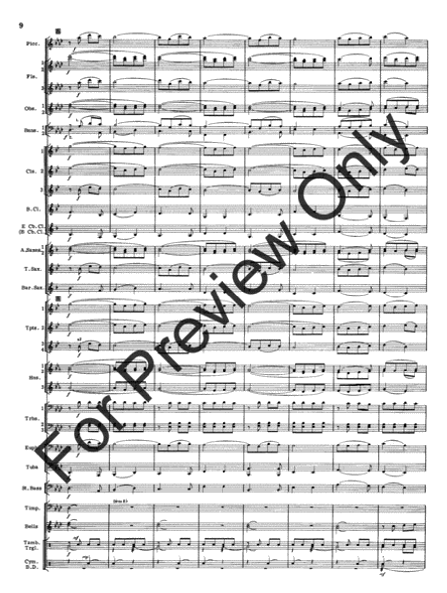 Appalachian Overture (Score) Concert Band scores gallery preview page 11