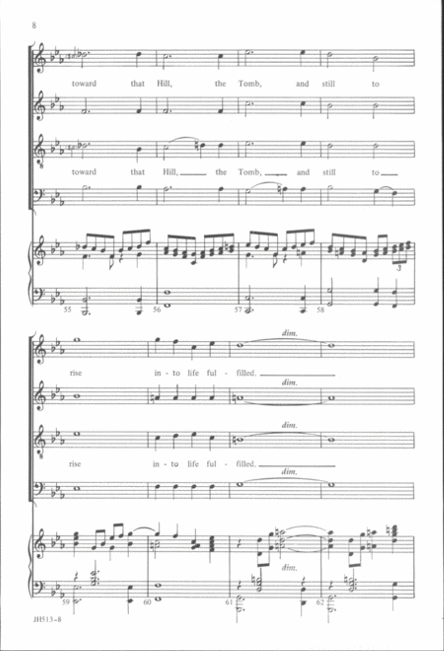 Advent Song Advent Song 4-Part scores gallery preview page 5