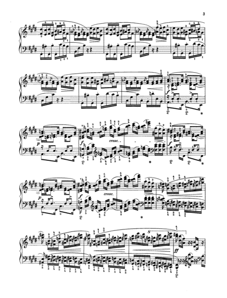Etude E major, Op. 10/3