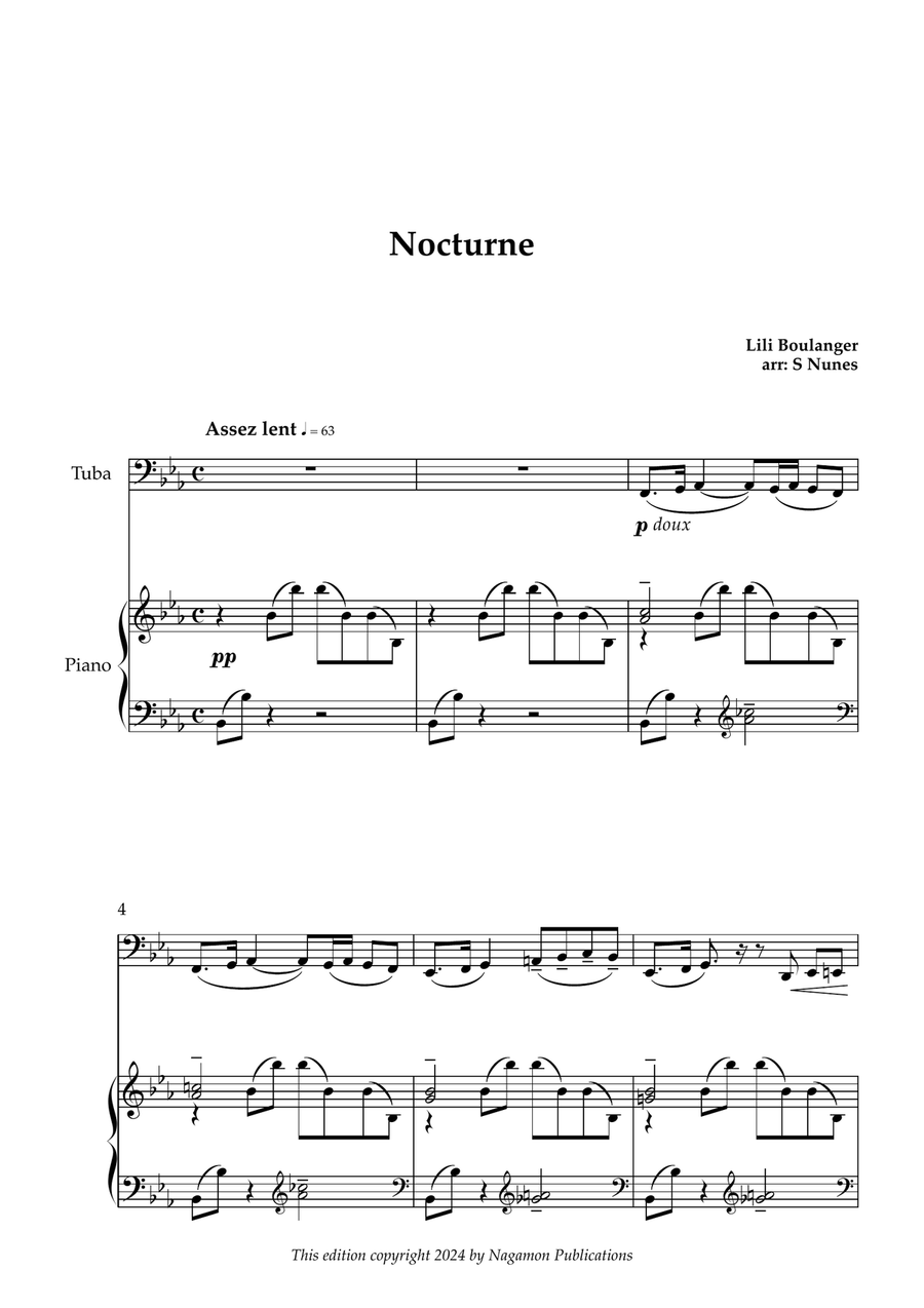 Nocturne Piano scores gallery preview page 2