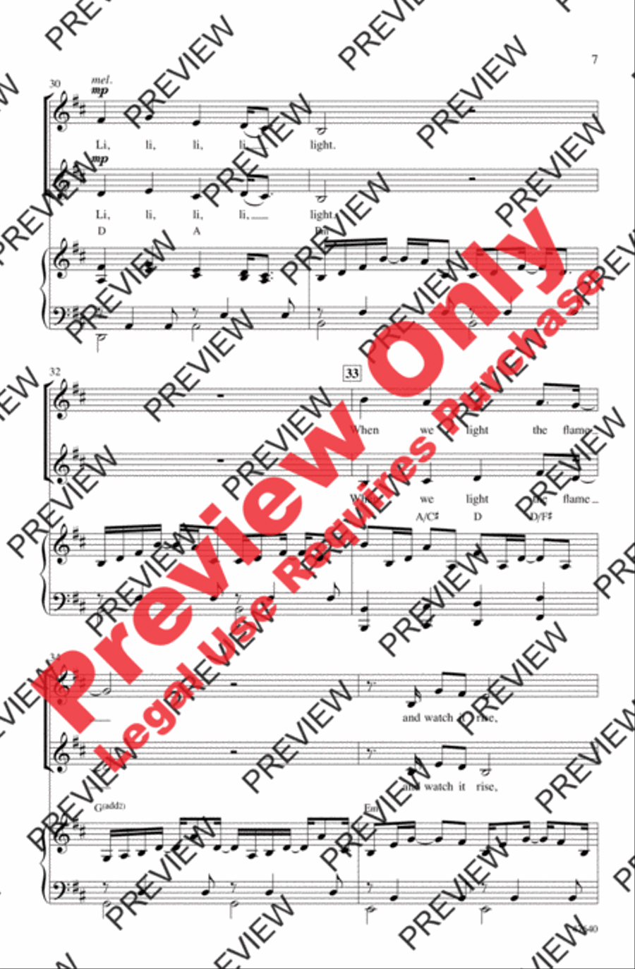 Light 2-Part scores gallery preview page 7