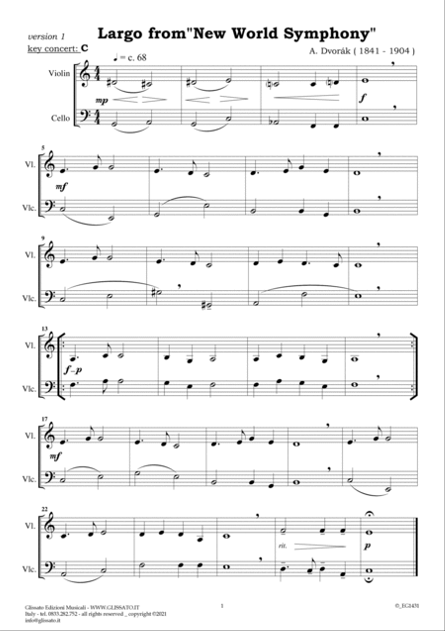10 Romantic Easy duets for Violin and Cello image number null