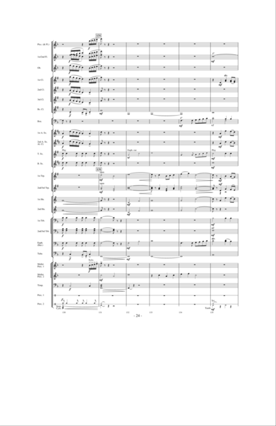 High Country Celebration Concert Band scores gallery preview page 23