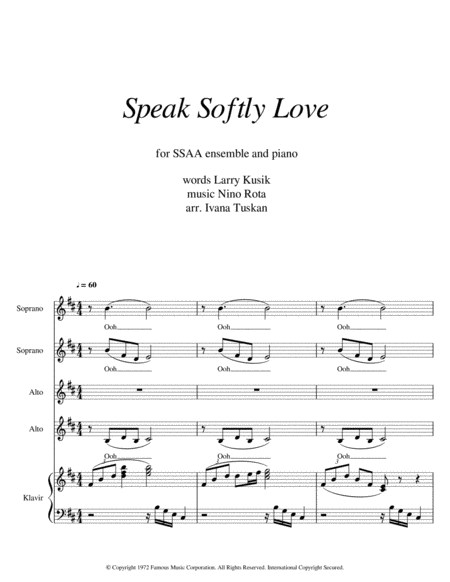 Speak Softly Love image number null