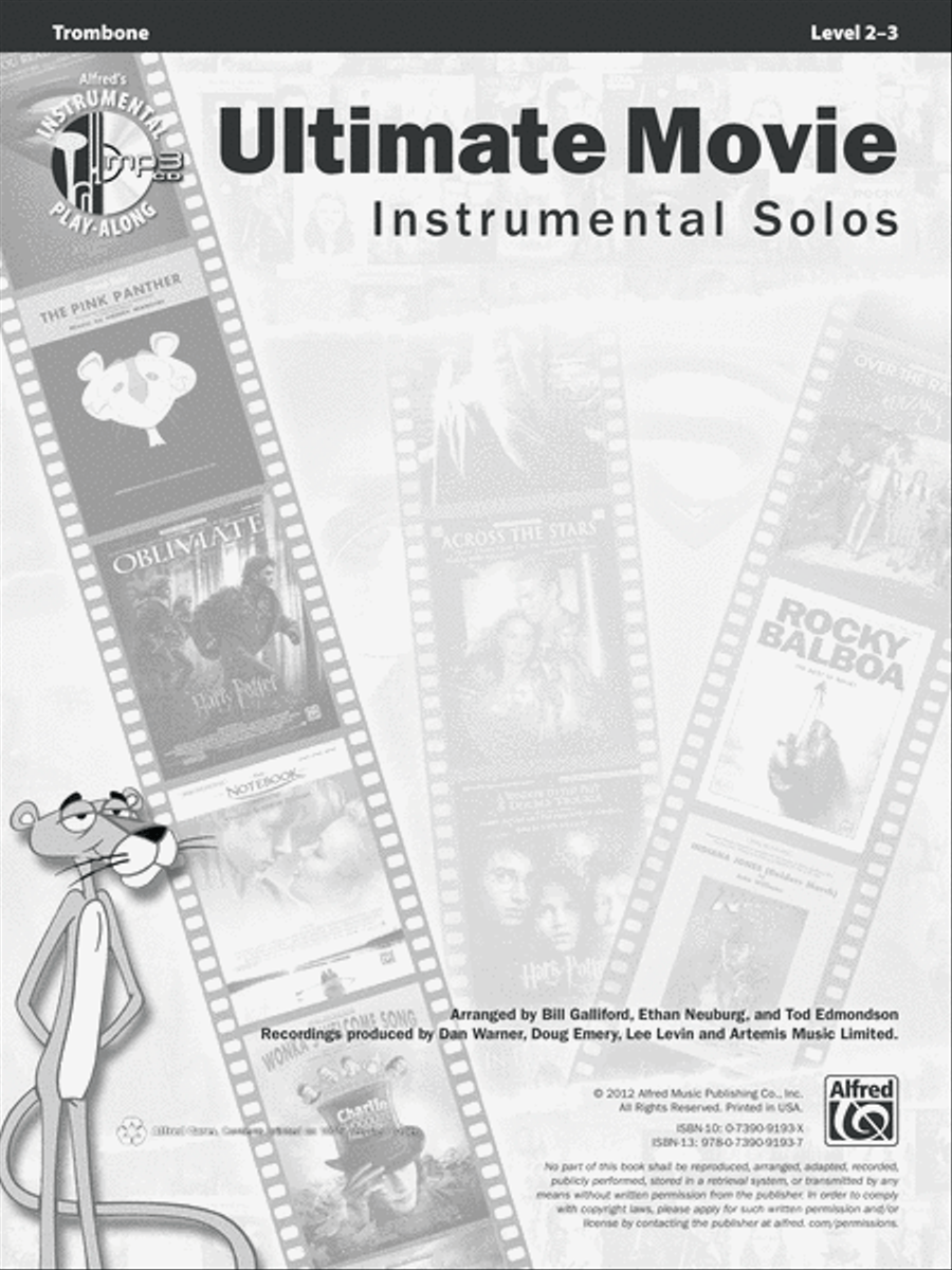 Ultimate Movie Instrumental Solos Trombone scores gallery preview page 2
