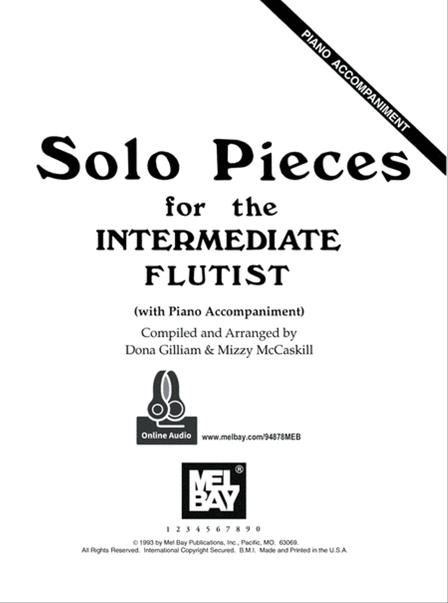 Solo Pieces for the Intermediate Flutist Flute Solo scores gallery preview page 2