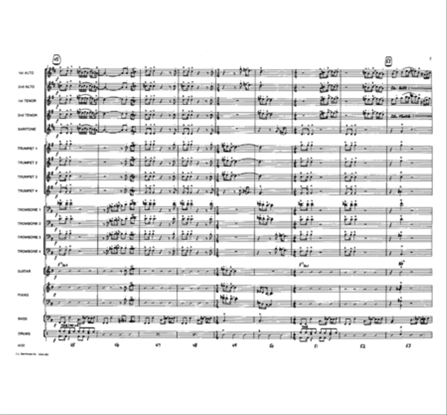 Down Home Cookin' Jazz Ensemble scores gallery preview page 7
