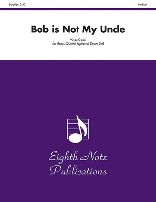 Book cover for Bob Is Not My Uncle