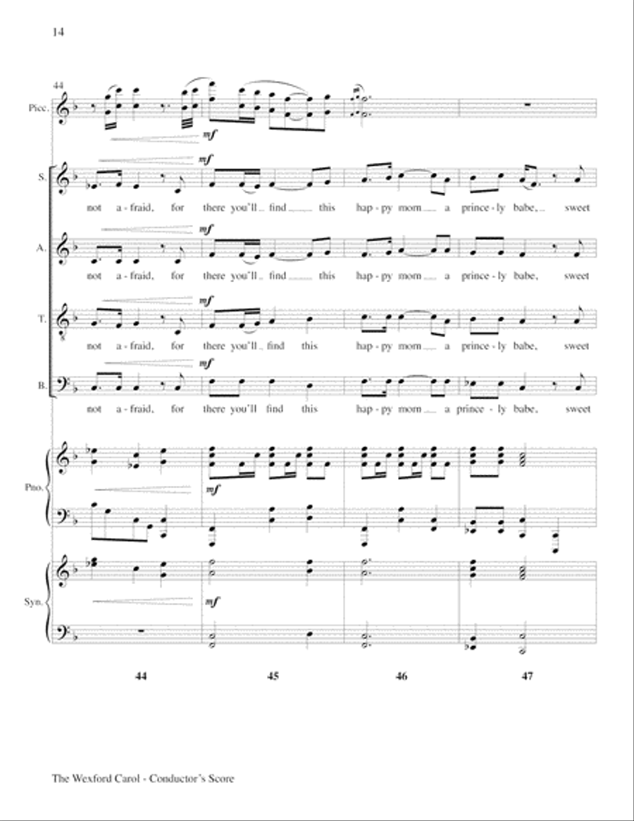 The Wexford Carol Choir scores gallery preview page 14